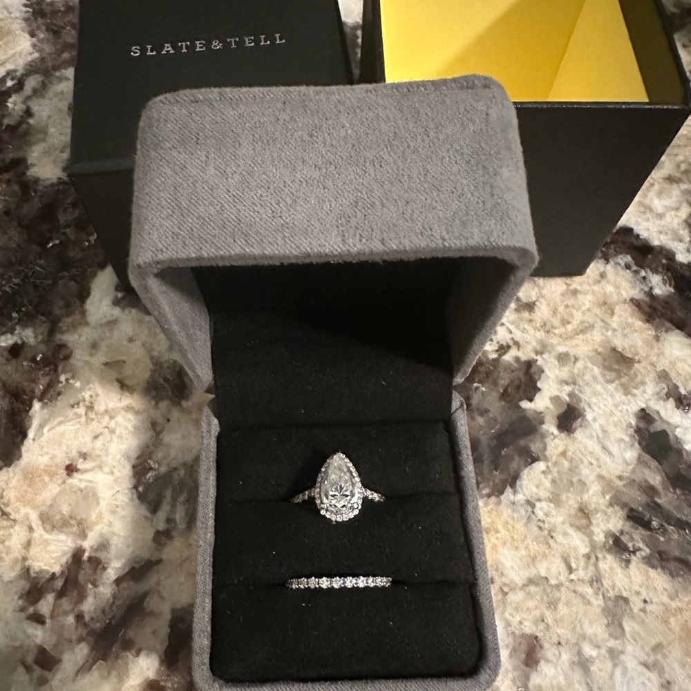 Engagement Ring and wedding band
